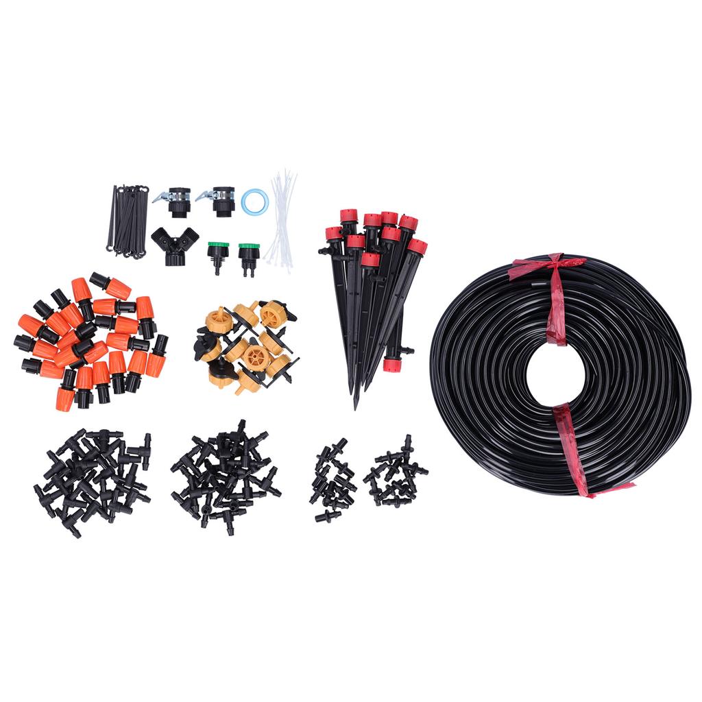 40M 4 7 Hose Garden Irrigation System Drip Irrigation Kit Watering Kit for Greenhouse Lawn
