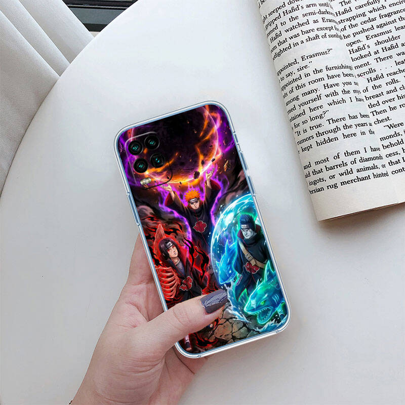 MH96 Naruto Akatsuki Case for Motorola E7 G6 G7 G8 G9 Plus Power Play G10 G20 G04 E30 E40 E22 E20 E13 E15 G22 G23 G05 G75 G35 G55