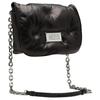 Maison Margiela Sheepskin With Calfskin Crossbody Bag, Shoulder Bag Mini Women's Black SB3WG0041P4300T8013