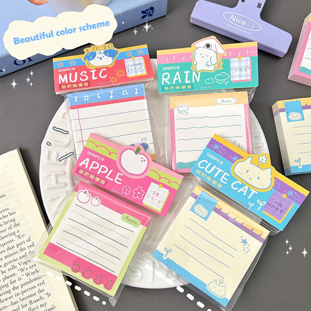 Memo Book Creative Simple and Tearable Memo Book Student Office Message Book Portable Memo Notebook