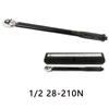 1/2 1/4 3/8 Inch Torque Wrench 5-210N.m Square Drive Preset Bicycle Torques Key Two-way Ratchet Car Bike Automotive Hand Tools