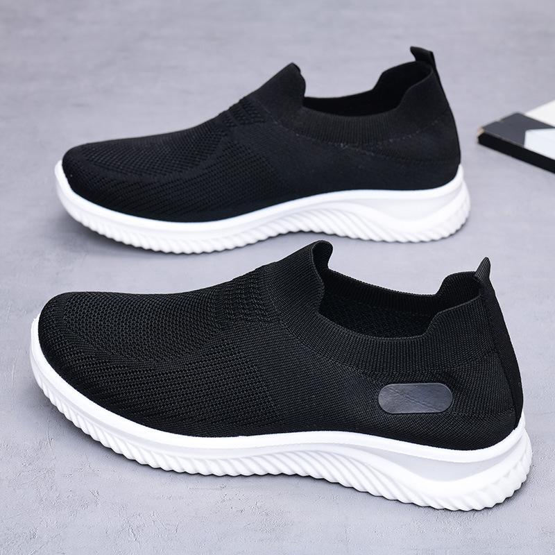 Fashion Men's casual shoes 2025 summer sports shoes with soft soles anti slip and breathable old Beijing cloth shoes for men