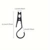Durable Lightweight Hooks for Camping and Travel-Multifunctional Outdoor Tent Clips for Securely Hanging Gear and More,Equipment