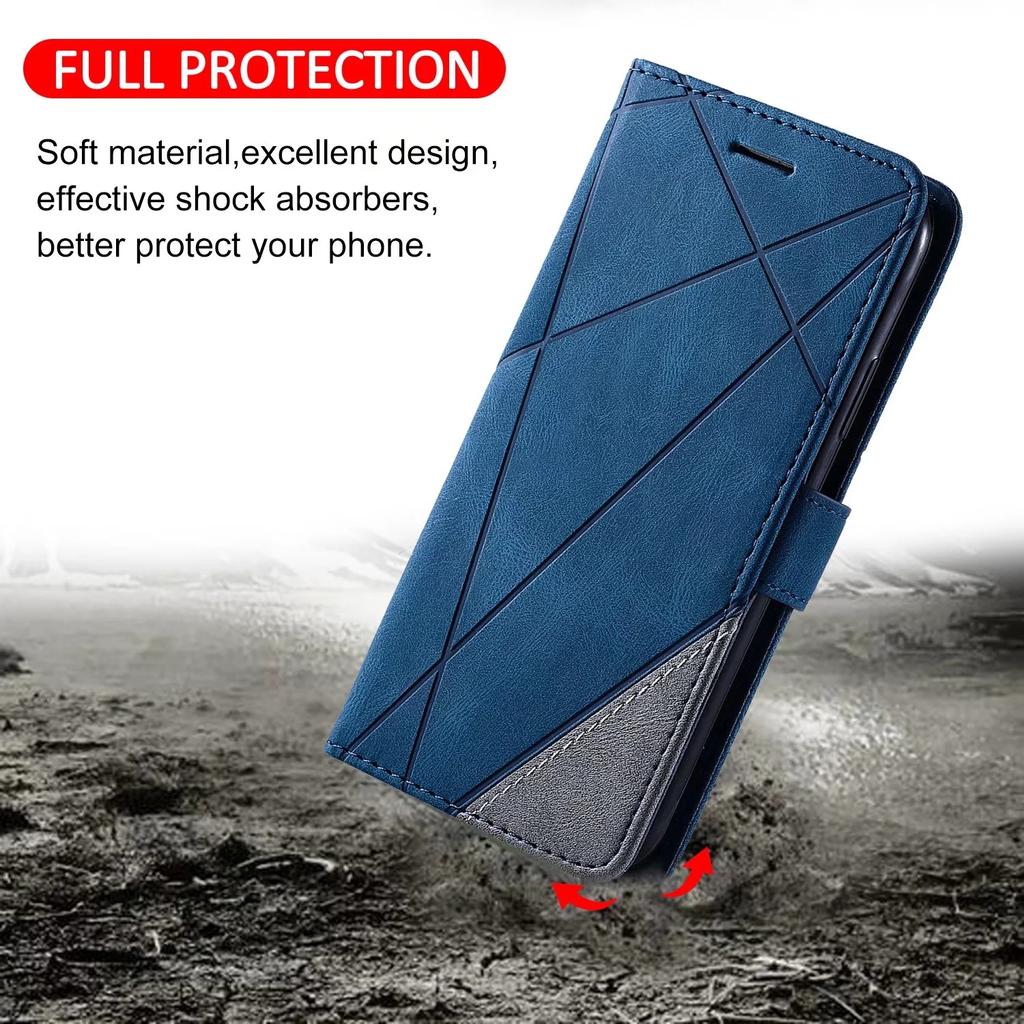 Flip Magnetic Leather Cover For Xiaomi Poco X6 M6 Pro 5G C65 C55 F5 X5 M4 X4 GT F4 X3 NFC F3 GT M4 M3 Pro Card Slot Wallet Case
