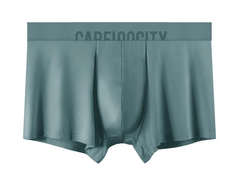 New Breathable 60s Modal Antibacterial Men's Boxer Briefs - Solid Color