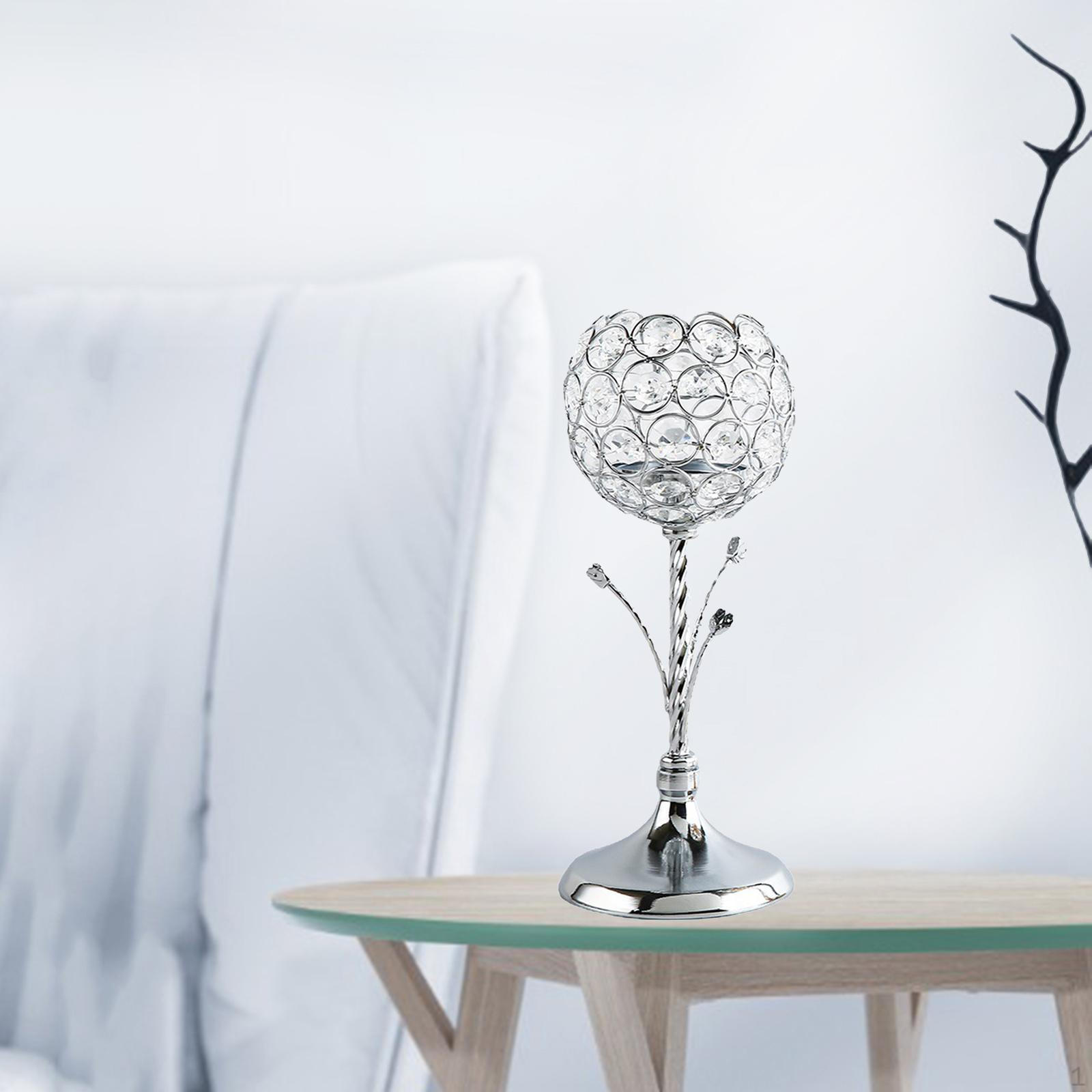 

Candle Household Table Decor Candlestick Holder for Wedding Dinner Party срібний