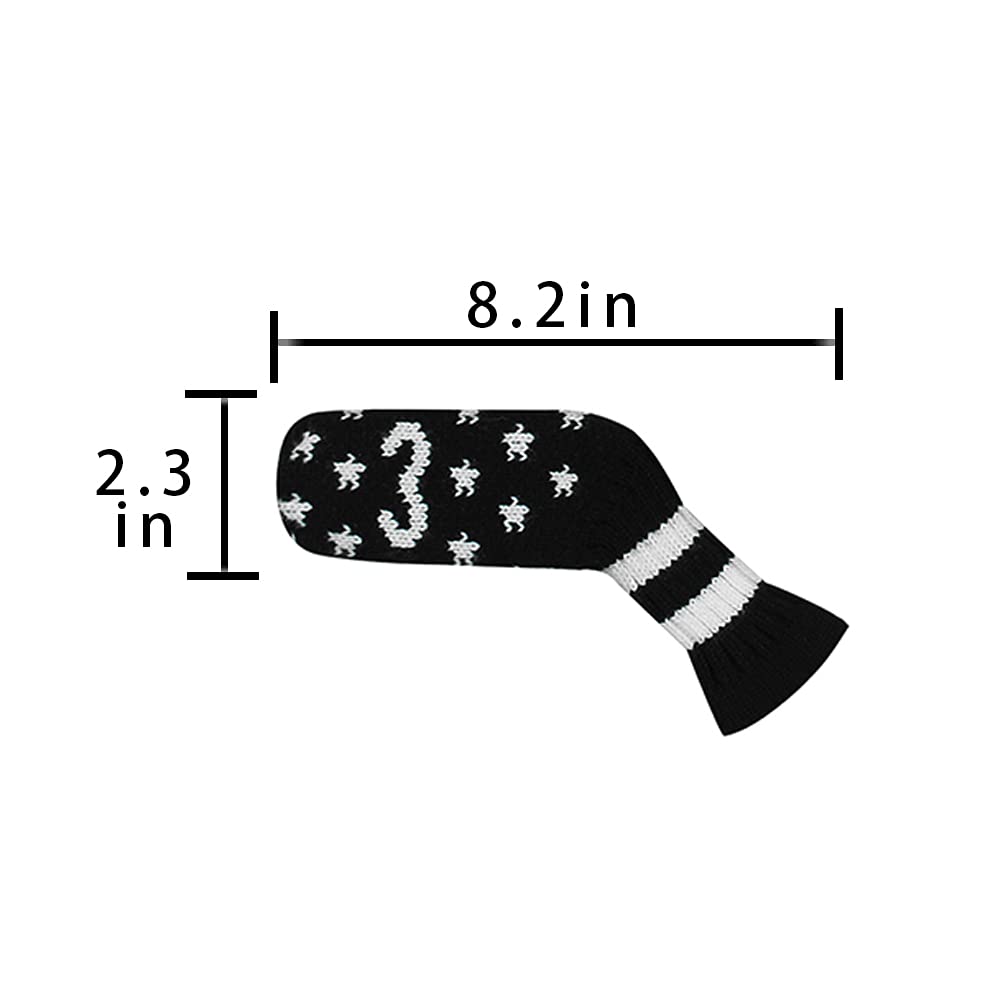 Scott Edward Golf Iron Headcovers, Set of 10, Cute, Sock-Shaped, Washable, Durable Golf Club Head Protectors (Stars)