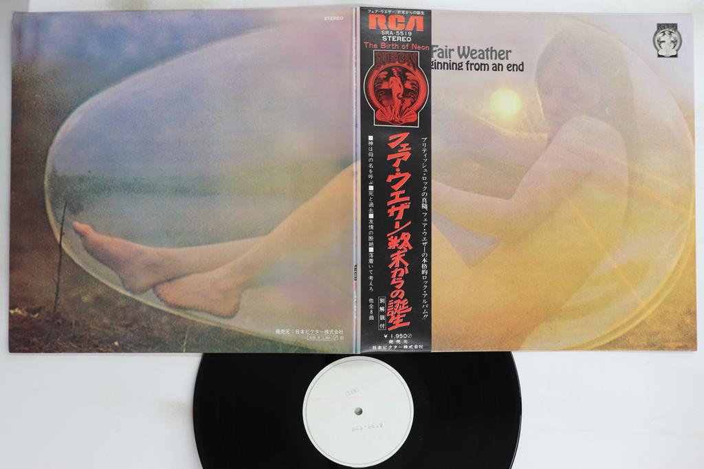 LP Record FAIR WEATHER - Beginning From An End SRA5519PROMO RCA 1970 Japan Obi Rock Used