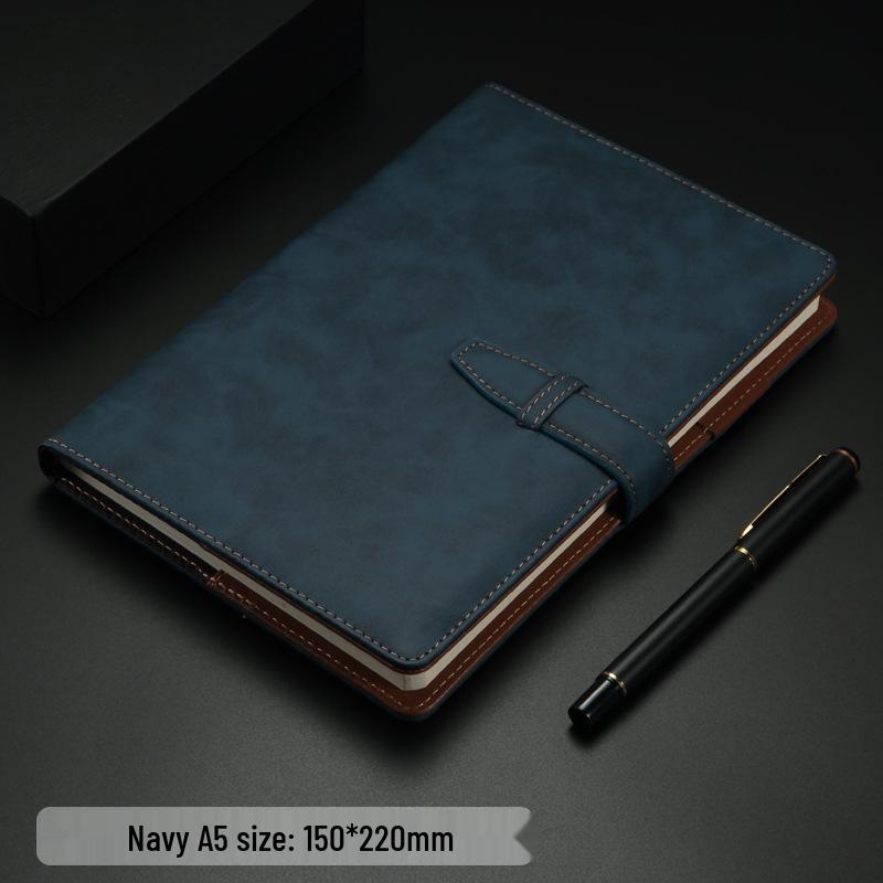 

Розкішний блокнот A5 з можливістю кастомізації, з креативною застібкою та варіантами логотипу