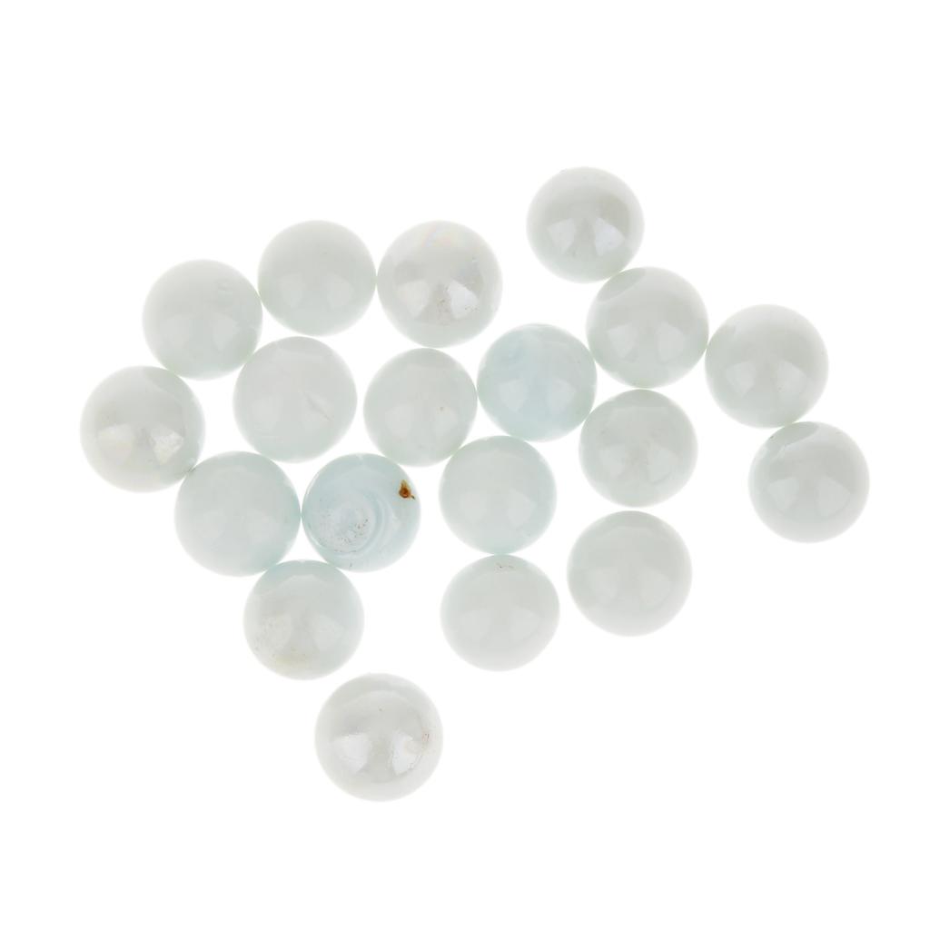 16mm Assorted Glass Marbles Balls Traditional Game Play Children Toy Pack Of 20