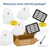 HEPA Filter Cotton Replacement Parts For Shark NV350/NV351 NV35 Vacuum Cleaner Accessories Brush Filter