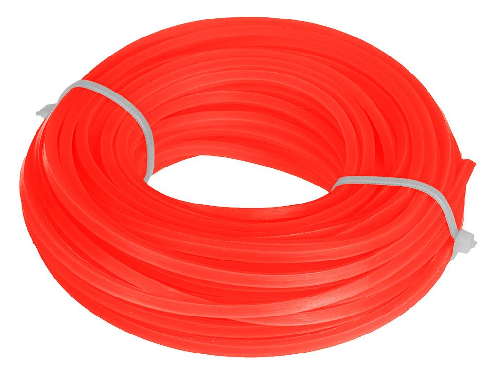 Square trimmer line, diameter 3 mm, length 15 m