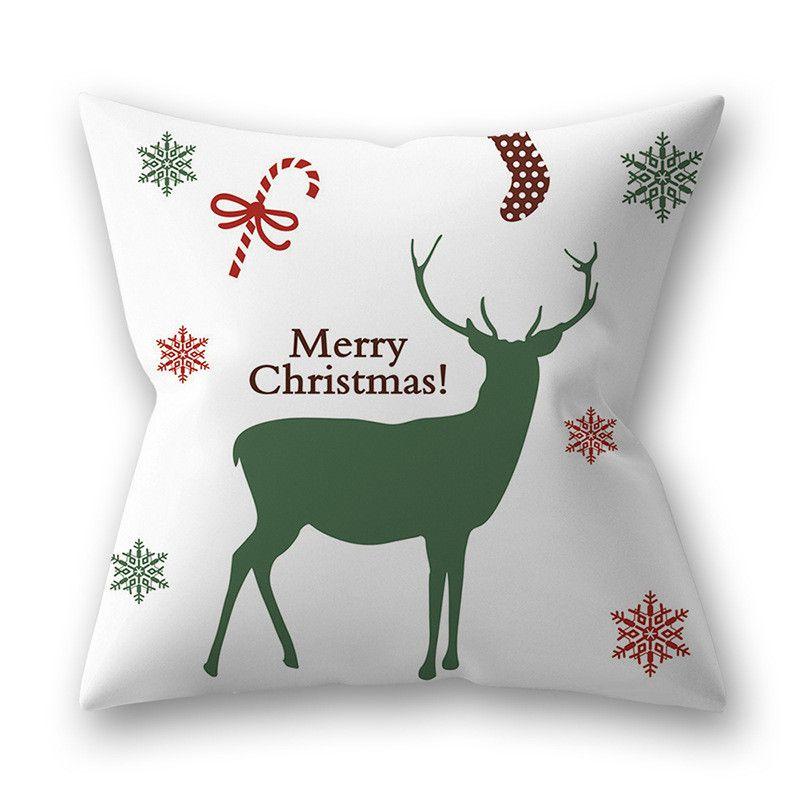 Vibrant Christmas Themed Decorative Cushion Cover For Festive Home Decor 18x18