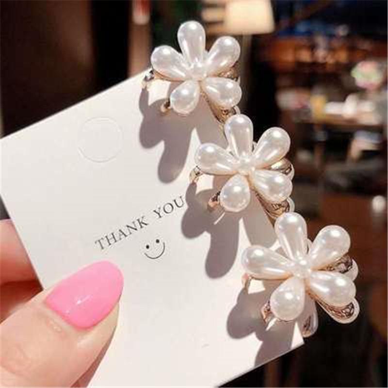 Exquisite Sweet Pearl Small Claw Clips Fashion Wer Clip Pin For Women Girl Elegant Hair Accessories 1/2/3/4pcs/set