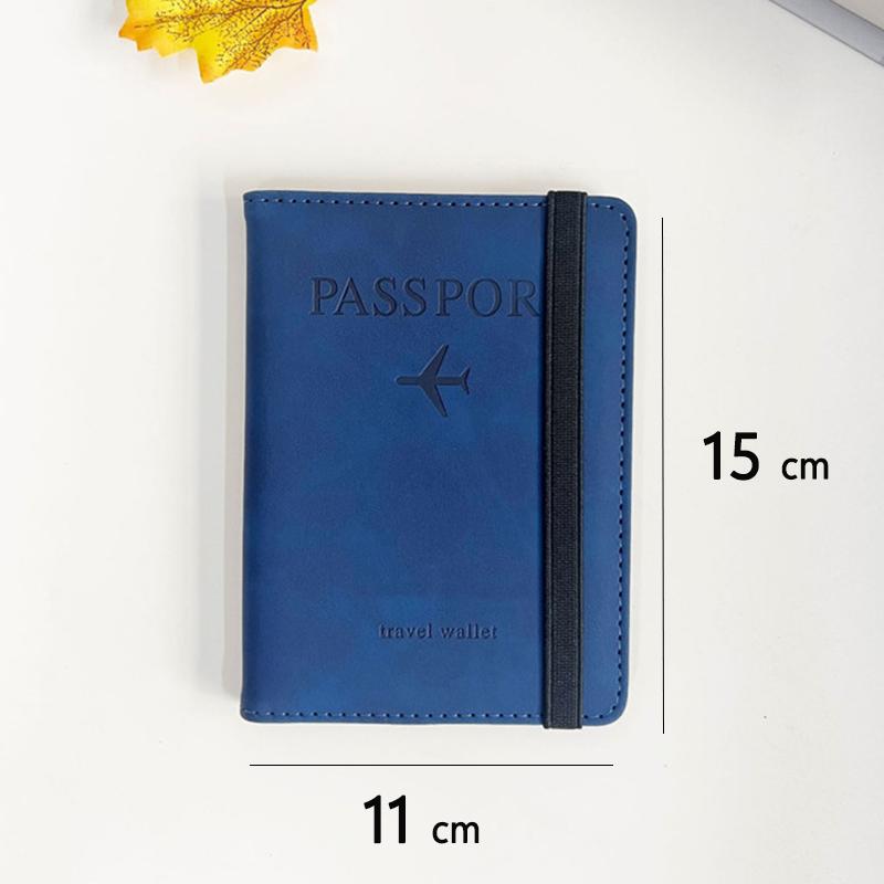 RFID ANTI Blocking Cienkie Etui na Paszport Portfel Podróżny dla Mężczyzn Kobiet Wielofunkcyjny Uchwyt na Dowód Osobisty Kartę Bankową Akcesoria