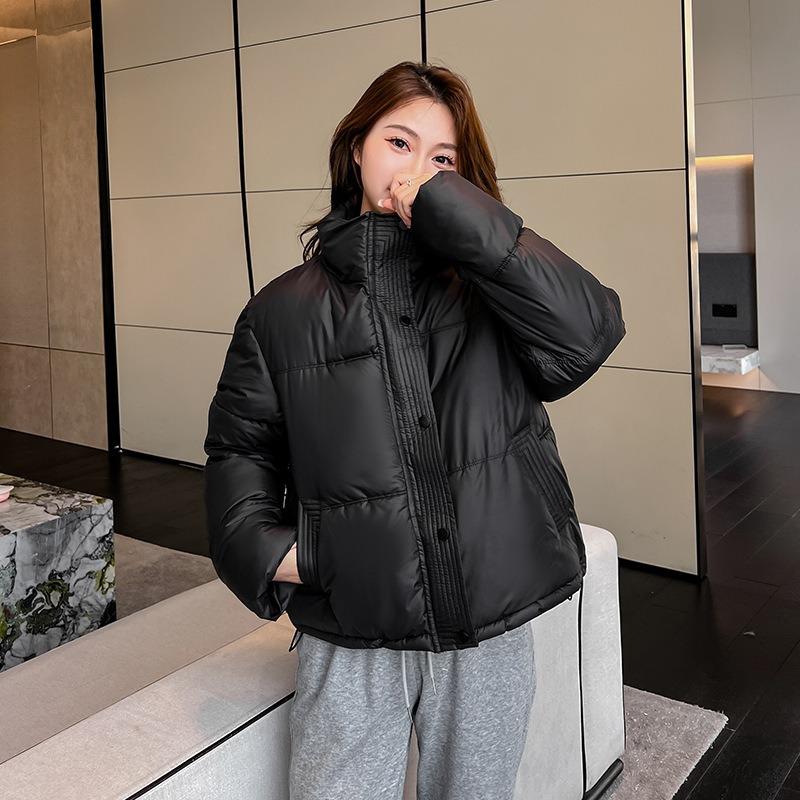 Winter Women Clothes Jackets Parkas Warm Stand Collar Cold Coat Zipper Puffer Jacket Korean Fashion Padded Jacket