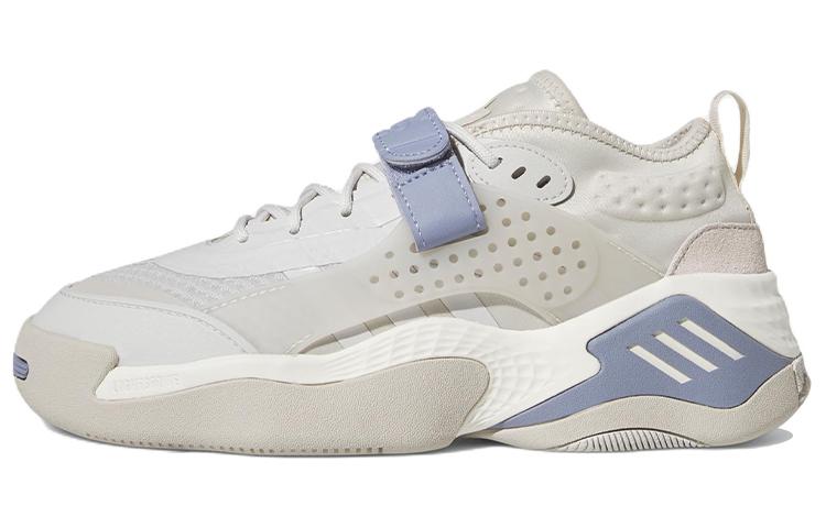 Adidas Streetball 3 Light Khaki White Blue Women s GZ9549 36.5