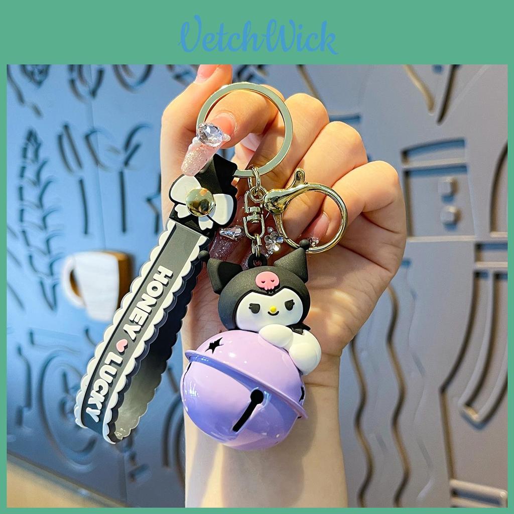Kuromi My Melody Pompompuri Pochacco Cute Bell Doll Pendant Keychain For Giftgiving And Party Decor