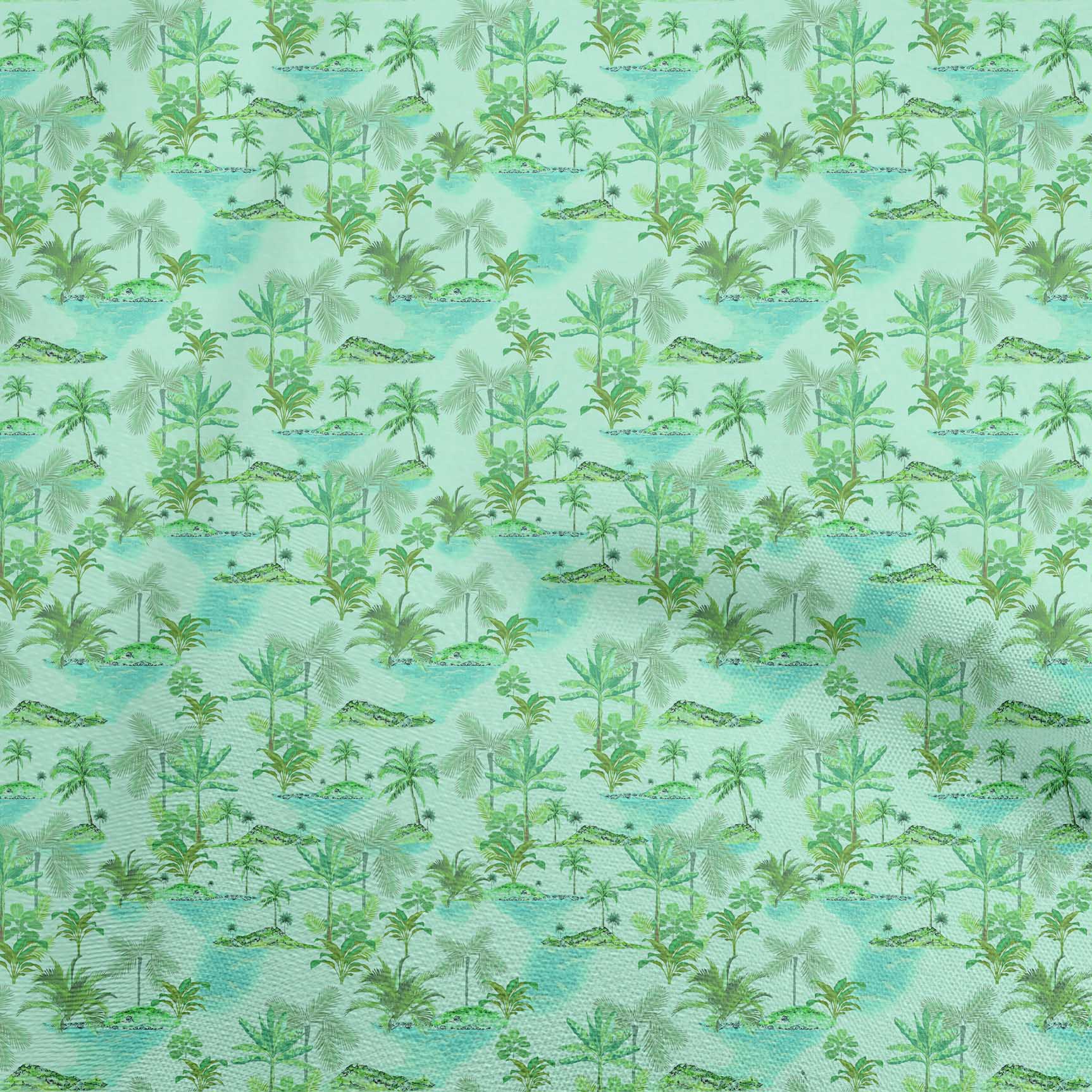 

oneOone Cotton Flex Gray Fabric Tropical Quilting Supplies Print Sewing Fabric By The Yard 40 Inch 42 Inch Wide - Viscose Chiffon кольору морської хвилі