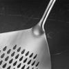 1Pcs Large Durable Stainless Steel Colander Skimmer Spoon Heavy Duty Food Strainer Spoon For Frying & Cooking Kitchen Utensils