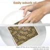 10Pcs Kitchen Cleaning Rags Cellulose Cotton Dish Towel Multiple Styles Water Absorbent Kitchen Washcloths Cookware Scouring Pad