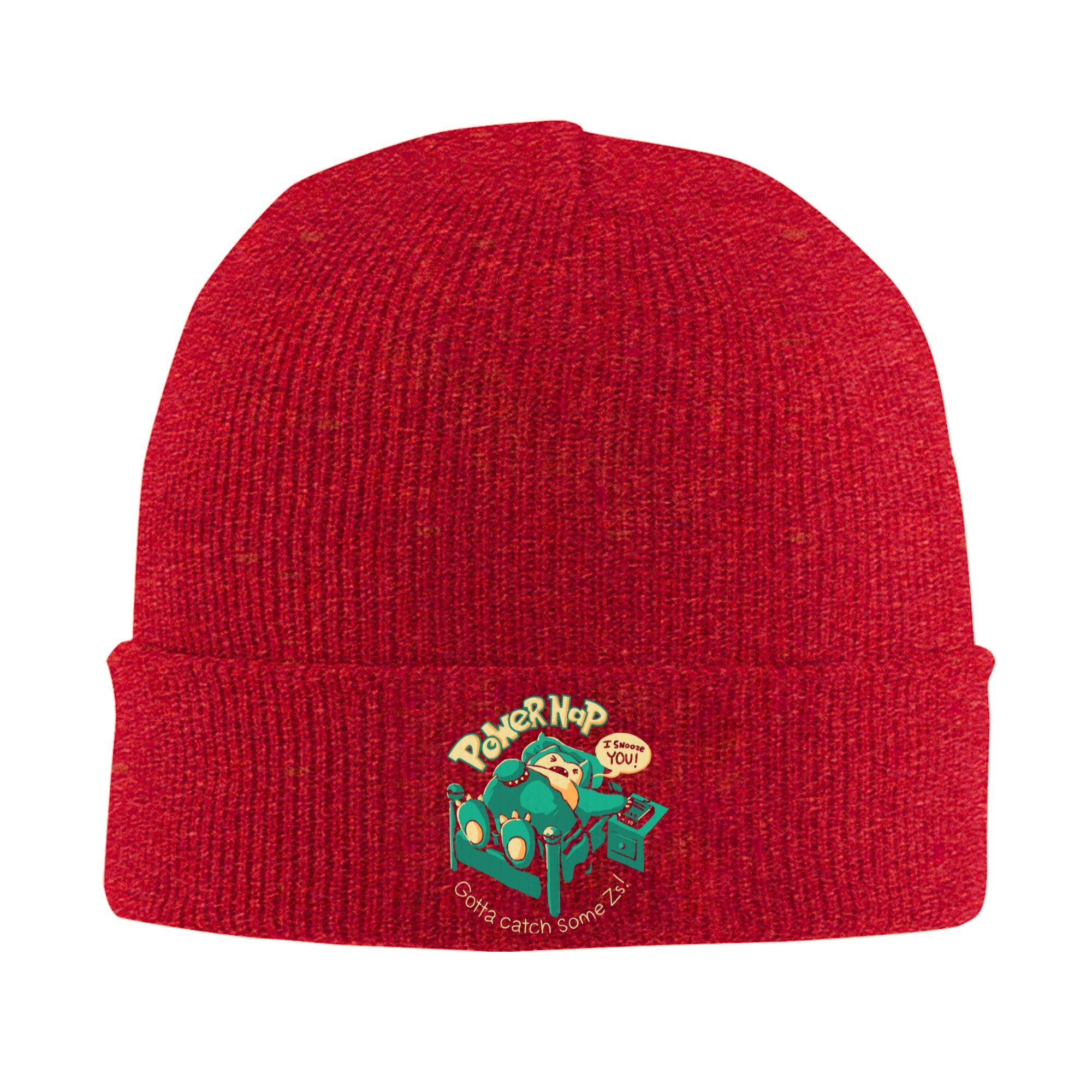 I Snooze You Pokemon Snorlax Hat Autumn Winter Beanies Ski Cap Unisex Women Acrylic Skullcap One Size