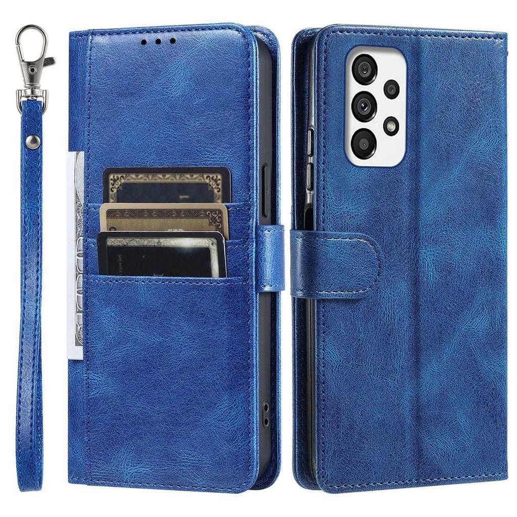 Cover for Samsung Galaxy A73 5G,A53,A52 4G/5G,A52S,A33,A32 4G,A32,A23,A13 Retro PU Leather Flip Wallet Phone Case Multi Card Slots