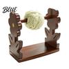 Crochet Accessories for Beginners Rotatable Wooden Yarn Rack Easy Assembly Ball Dispenser Storage Rack Smooth Rotation Spool Stand Embroidery