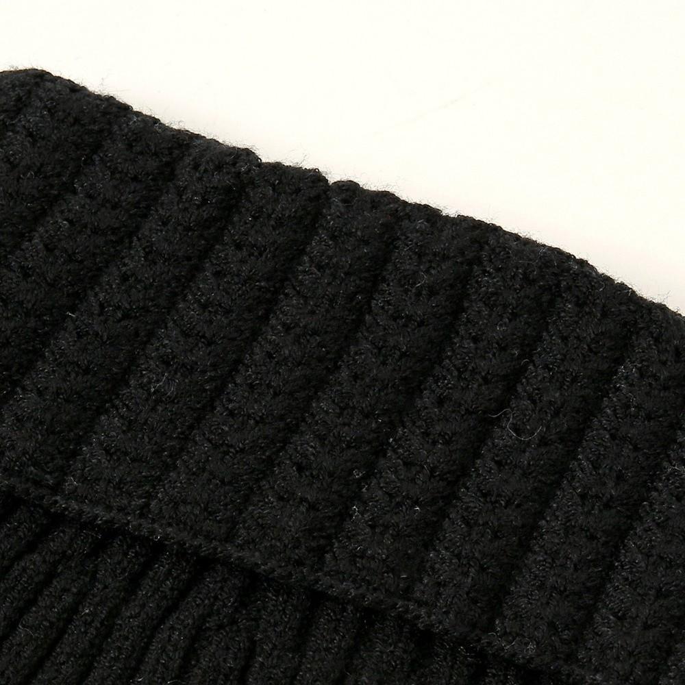 Solid Knitted Neck Warmer Pullover Pullover Neck Gaiter New Turtleneck Collar Bib Daily Layering