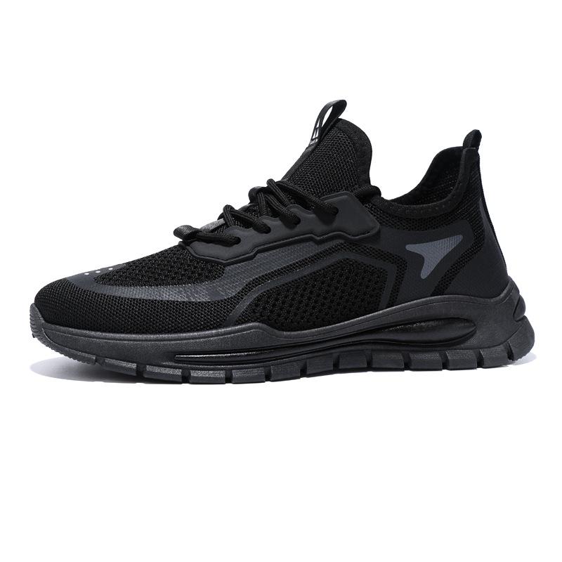 Men's Breathable Flyknit Mesh Low-Top Shoes - 2025 Trendy Hollow-Out Sport Casuals