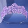Tiaras y Coronas de Cristal Barroco para Mujer Diadema Vintage de Pedrería para Baile de Graduación Accesorios para el Cabello de Novia Boda Joyería Corona Tiara
