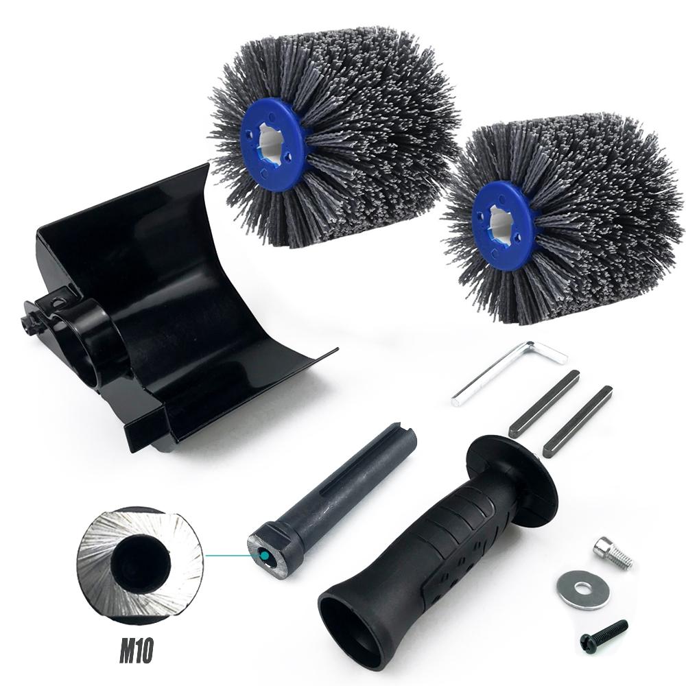 M10/M14 Multifunctional Electric Angle Grinder Burnishing Polishing Machine Accessories Nylon Abrasive Drum Polishing Wheel