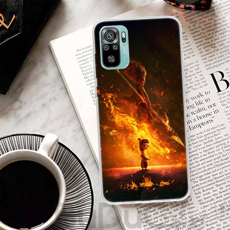 Nesha Nezha Cartoon Cover For Xiaomi Redmi Note 14 13 12S 12 11 Pro Plus Phone Case 11S 10S 10 11E 11T + 9S 9 Print Coque