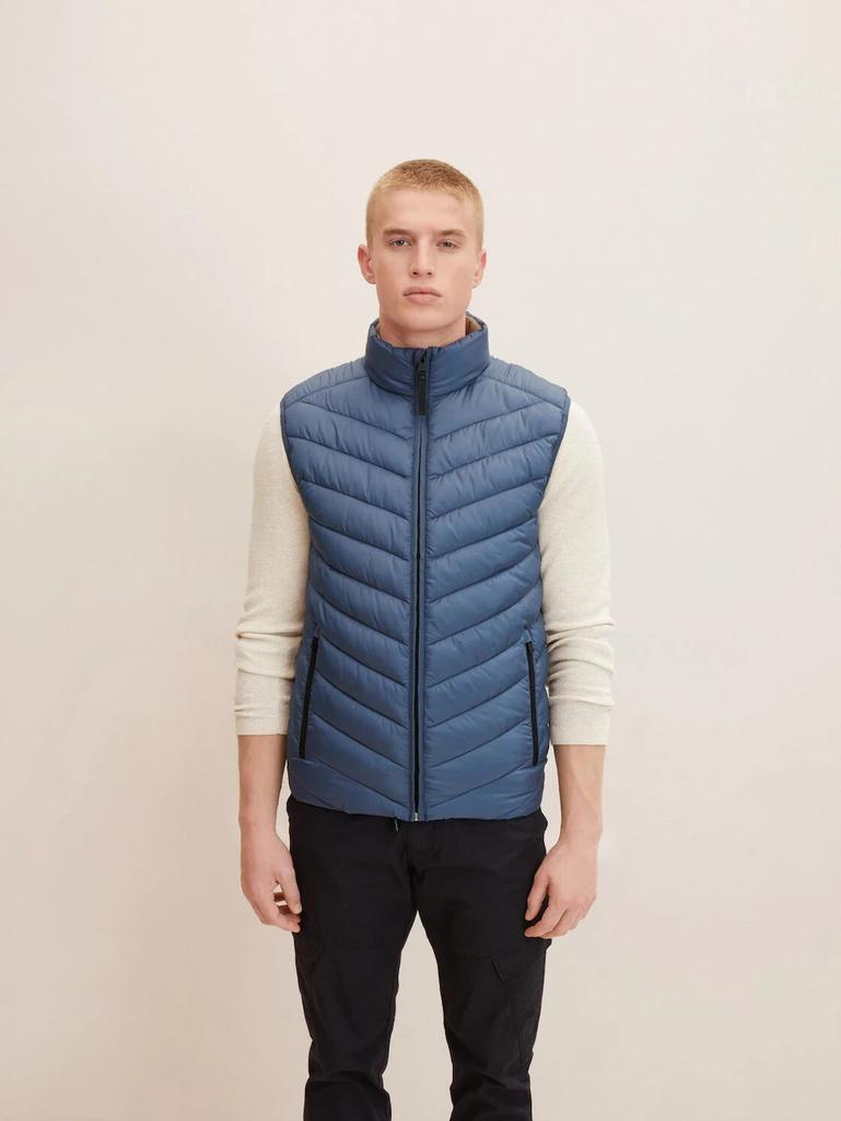 Winter Jacket Tom Tailor Quilted Waistcoat (1031473) Porcelain Blue