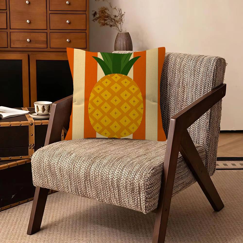 Cute Anime Fruit   Cushion Cover Pillowcase Upholstery Sofa Throw Pillow Home Decor Pillowcas