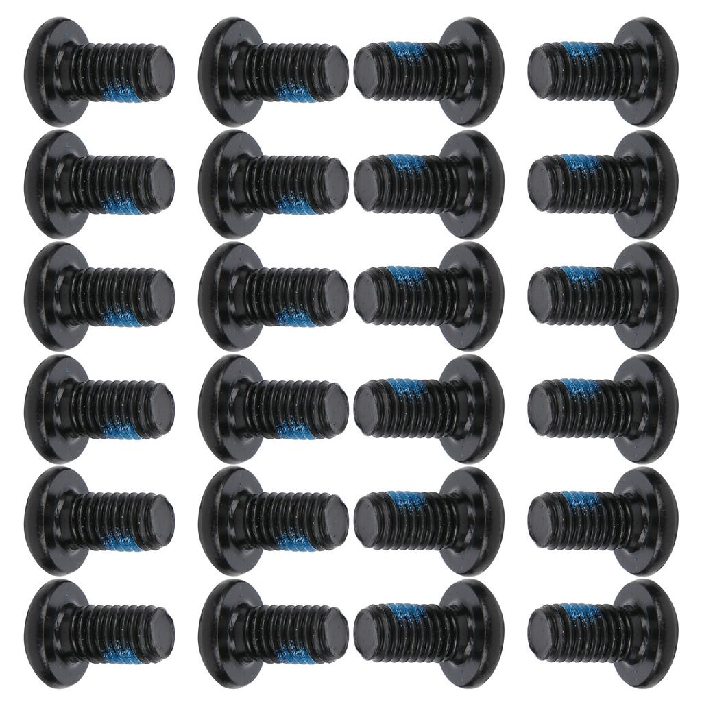 24pcs Disc Brake Screws T25 Colorful S M5x10mmCelsius0.4in Steel Wear Resistance