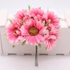 36pcs Handmade Gerbera Fashion Home Garden Bride Diy Wreath Material Wedding Banquet Decoration Artificial Flower Scissors Crown