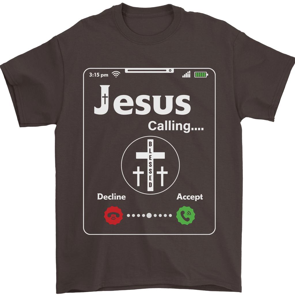 Jesus Is Calling Christian Christianity Unisexs TShirt 100 Cotton