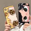 Kawaii Cute Black Big Eyes Cool Phone Case For iPhone 17 16 15 14 13 12 11 Pro Max Plus Mini Soft Silicone Black Shockproof TPU