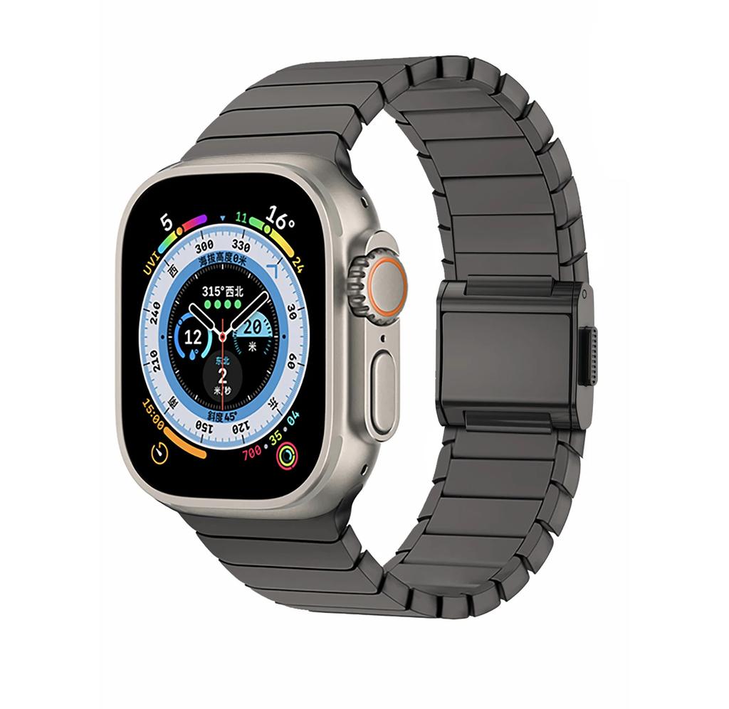 Titanium Metal Strap for Apple Watch Ultra 3 2 49mm 46mm 45mm 44mm Magnetic Buckle Wristband iWatch 11 10 9 8 7 6 5 4 SE 3 Band