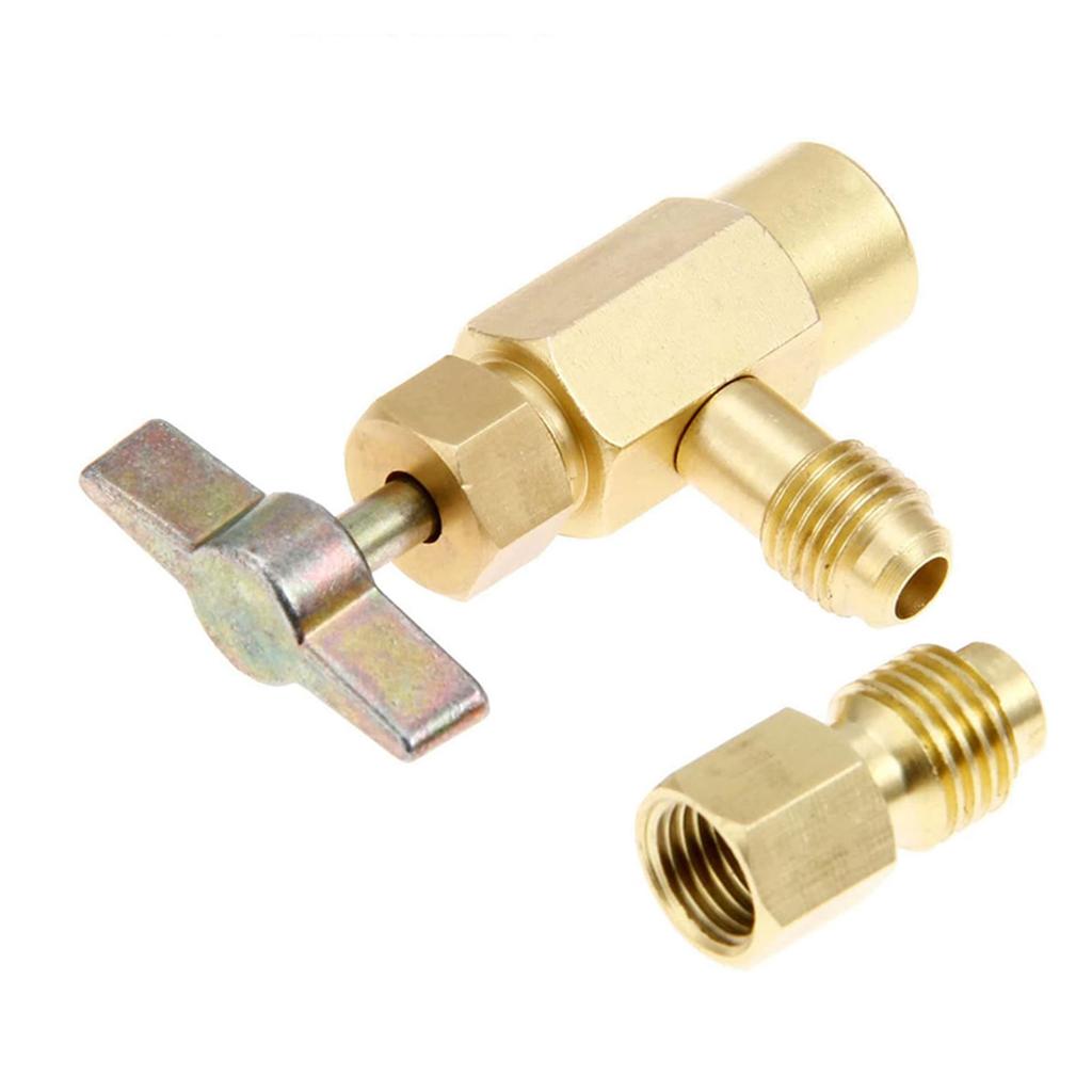 Convenient Metal Dispenser Tool Kit R134A Cooling Agent Can Opener Reliable Metal Valves Bottle Opener Metal Material
