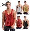 Men Vest O-Neck Sleeveless Loose Fit Solid Color Tank Tops Quick-Dry Versatile Street Style Tops Casual Wear