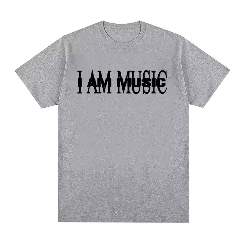 Playboi Carti I Am Music Album Print T-Shirt  Opium Ken Carson Destroy Lonely T Shirts Men 100% Cotton Loose Tops Breathable Tee