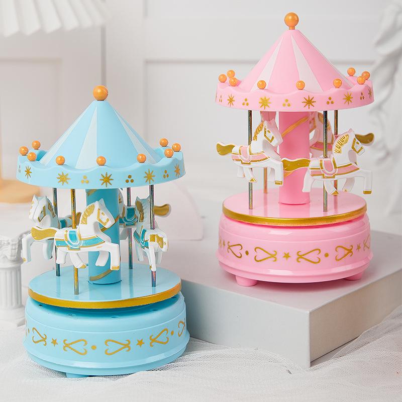 Carosello Musicale Decorazione Torta di Compleanno - Decorazione Feste Fai da Te per Bambini