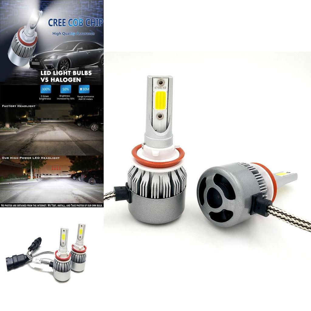 Kit di conversione lampadina LED H7 per fari Premium con luce bianca brillante da 6000k