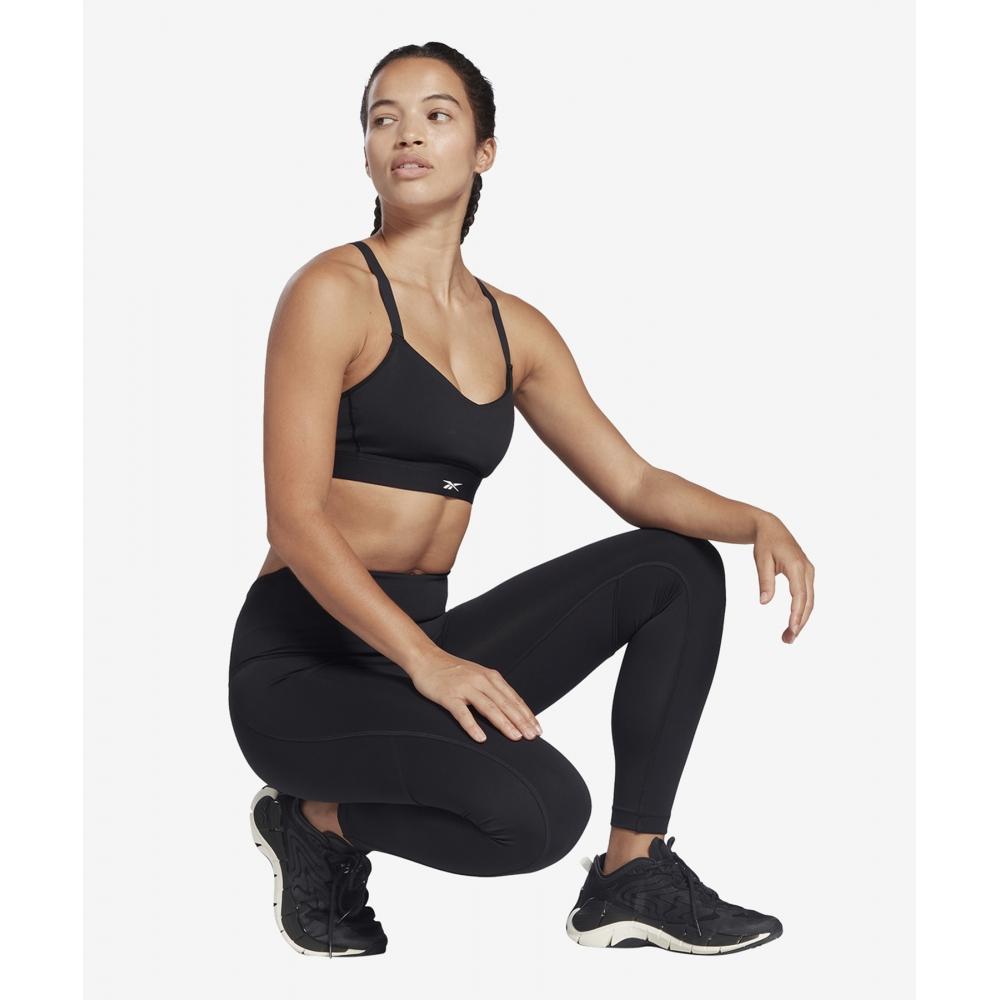 Reebok S Lux Strappy SportS Bra   Black  H51841