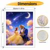 Disney Beauty and the Beast Painting by Numbers Hand Filled Drawing Art Kit Home Decor