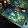 Green Lotus Leaf Pond Mouse Pad Large Size Computer Office Game Table Mat Rubber Antislip Gamer Keyboard Mousepad Long Desk Pad