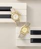 Lollalojeu Waltz Sandblasted Enamel Women'S Gold Fashion Watch