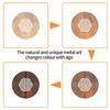 1pc Rusted Metal Spiral Flower of Life Weathervane, Rustic Iron Yard Garden Decor, Weather-Resistant Indoor/Outdoor Hanging Ornament for Balcony